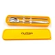 stainless steel travel cutlery set